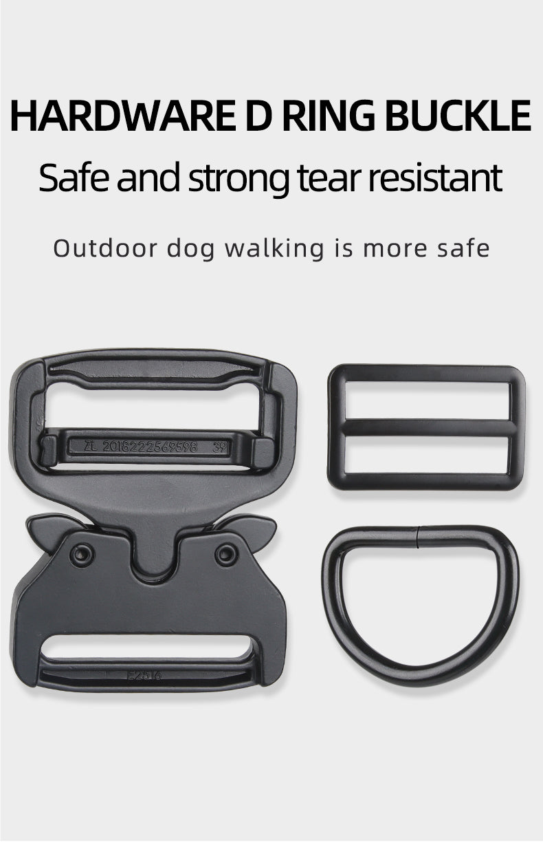 TACTICAL COLLAR Designed for fierce dogs  Multicolor choice