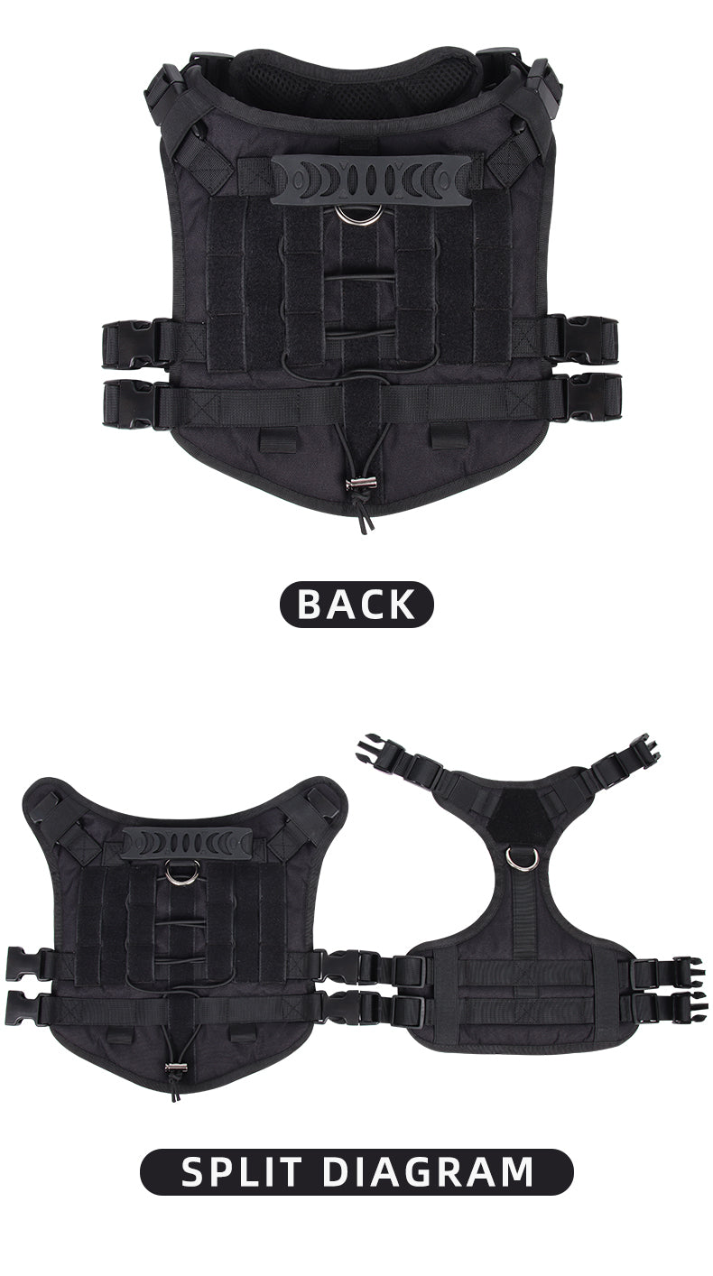 Dog Vest Multifunctional Outdoor Tactical Chest And Back